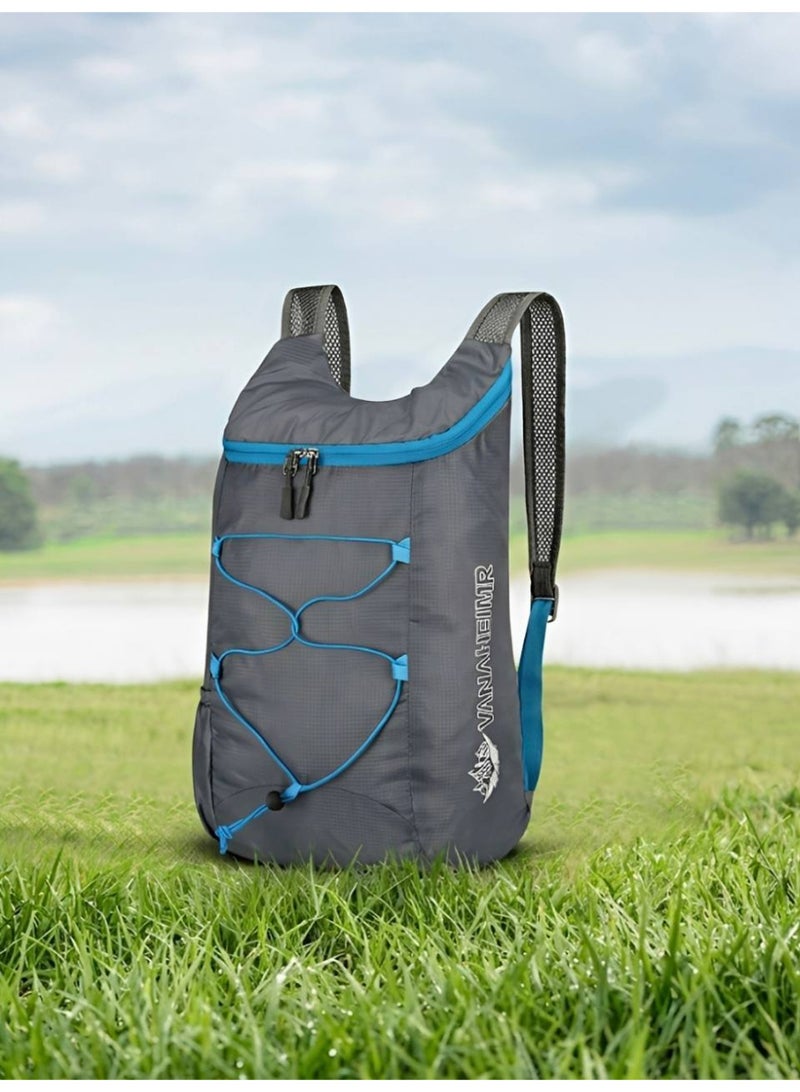 VANAHEIMR Foldable Lightweight Backpack - Water Resistant Travel Daypack for Hiking, Sports & Outdoors - Ultra Compact & Durable Unisex Bag - Image 5