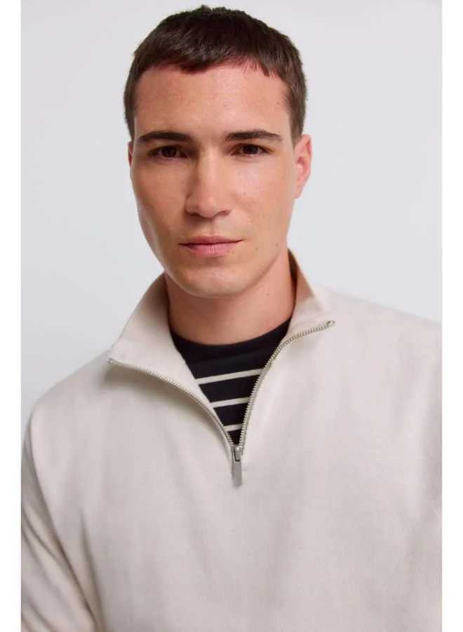 Springfield  Basic funnel neck jumper for Men | Best Price UAE
