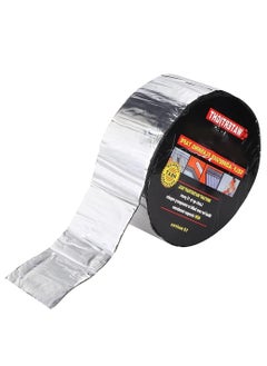 Rubik Waterproof Butyl Tape, 50mm Width x 10m Length, Watertight Self Adhesive Flashing Tape, Self-Adhesive Heat Resistant Aluminium Foil Patch Seal Tape for New Builds or Leak Repairs  - Image 4