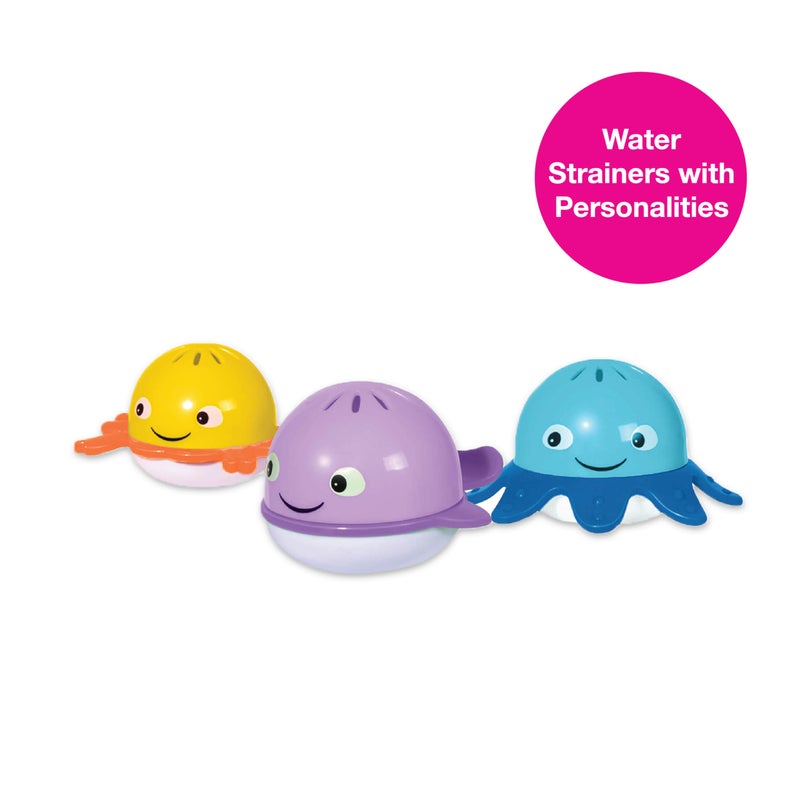 Edushape Bath Pals 3 Pack Toddler Bath Tub Bathtime Pool Water Toys for 18 Months Above - Image 5