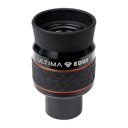 Celestron 93452 Ultima Edge 18mm Parfocal Ultra Flat Field Eyepiece Designed for 1.25" Focusers - Incredibly Crisp Views, Fully Multi-Coated Lens, Moulded Rubber Grip, Black - Image 1