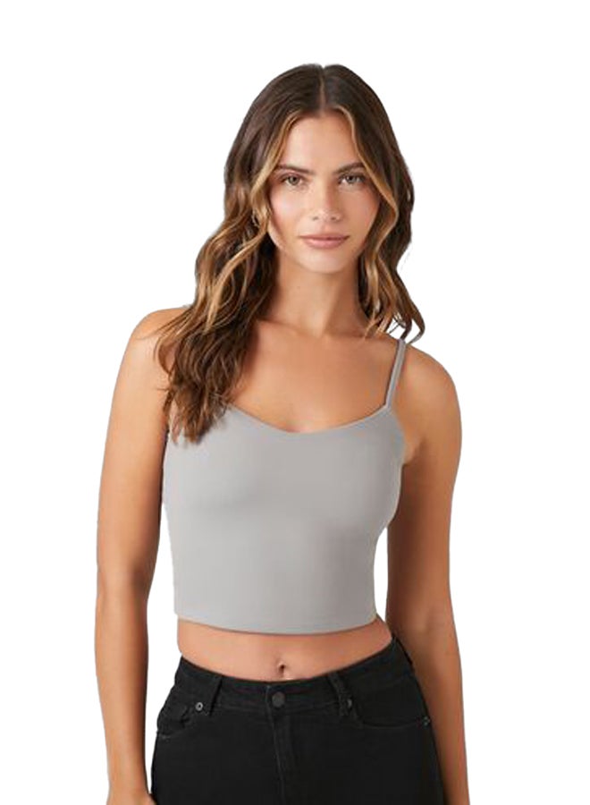 FOREVER 21 Contour Cropped V-Neck Cami - Image 2