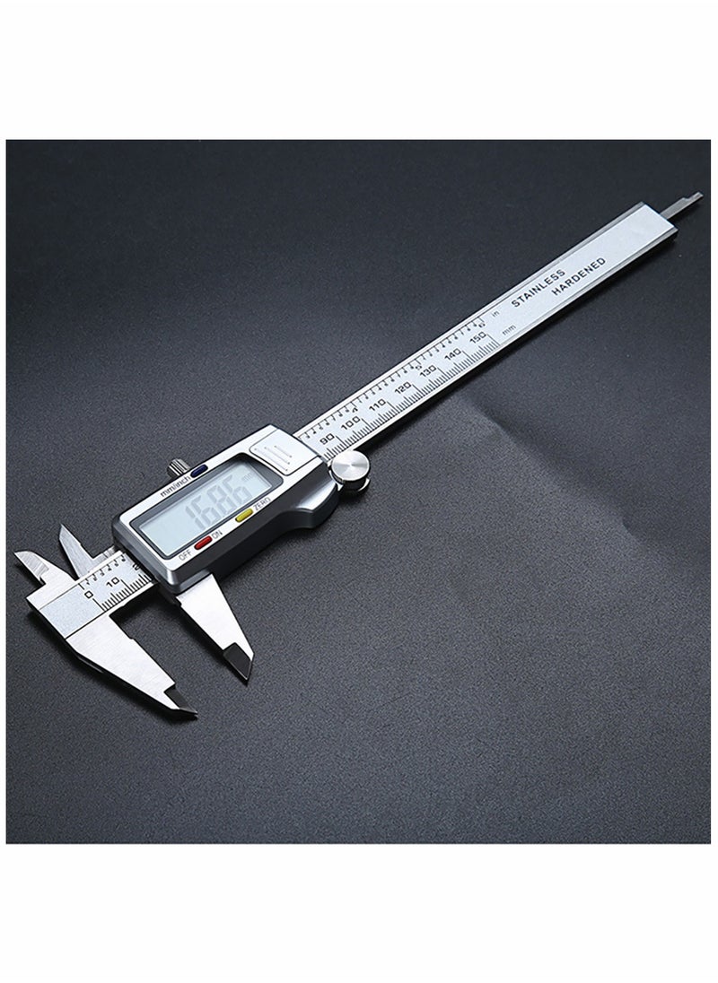 Generic - Vernier Caliper Measuring Tool Stainless Steel Portable Digital Caliper with LCD Electronic Display for Daily and Professional Use - Image 1