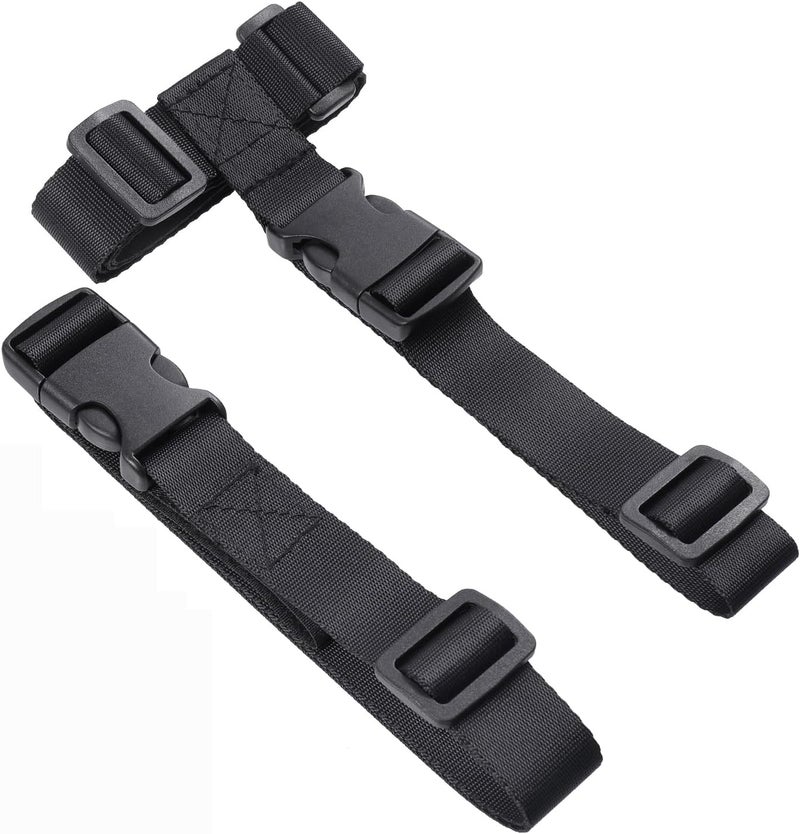 Vigorport Luggage Straps, Luggage Connector Straps for Suitcases Add A Bag and Connect Your 2 Suitcases Together Adjustable Attachment Accessories Belts (1'' Width S Size) - Image 1