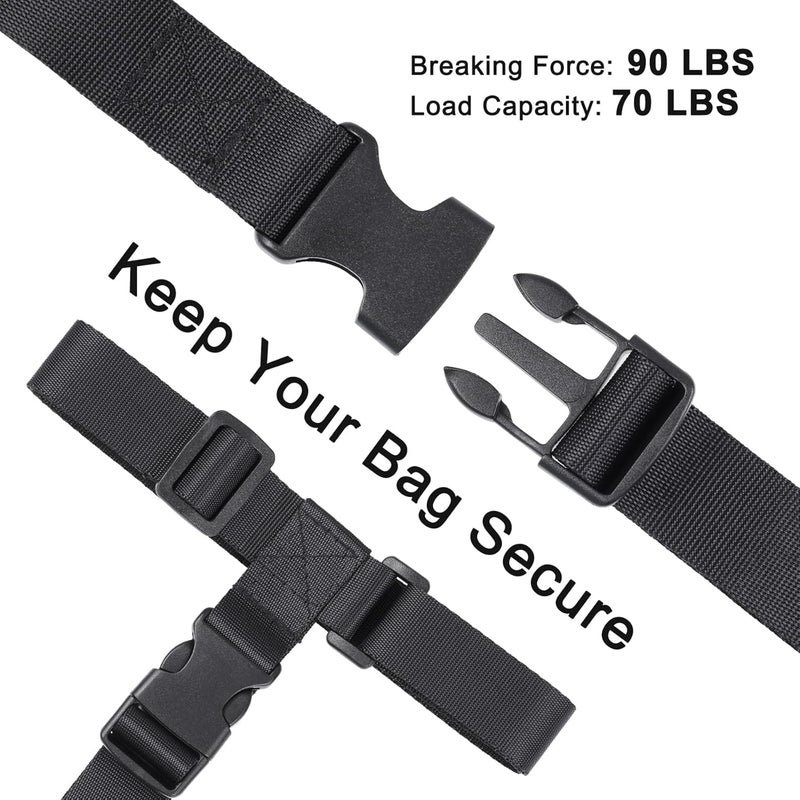 Vigorport Luggage Straps, Luggage Connector Straps for Suitcases Add A Bag and Connect Your 2 Suitcases Together Adjustable Attachment Accessories Belts (1'' Width S Size) - Image 3