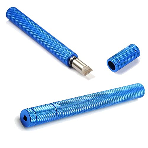 Bulex Golf Club Groove Sharpener, Re-Grooving Tool and Cleaner for Wedges & Irons - Generate Optimal Backspin - Suitable for U & V-Grooves, Blue - Image 5
