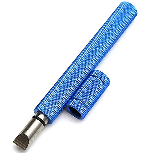 Bulex Golf Club Groove Sharpener, Re-Grooving Tool and Cleaner for Wedges & Irons - Generate Optimal Backspin - Suitable for U & V-Grooves, Blue - Image 4