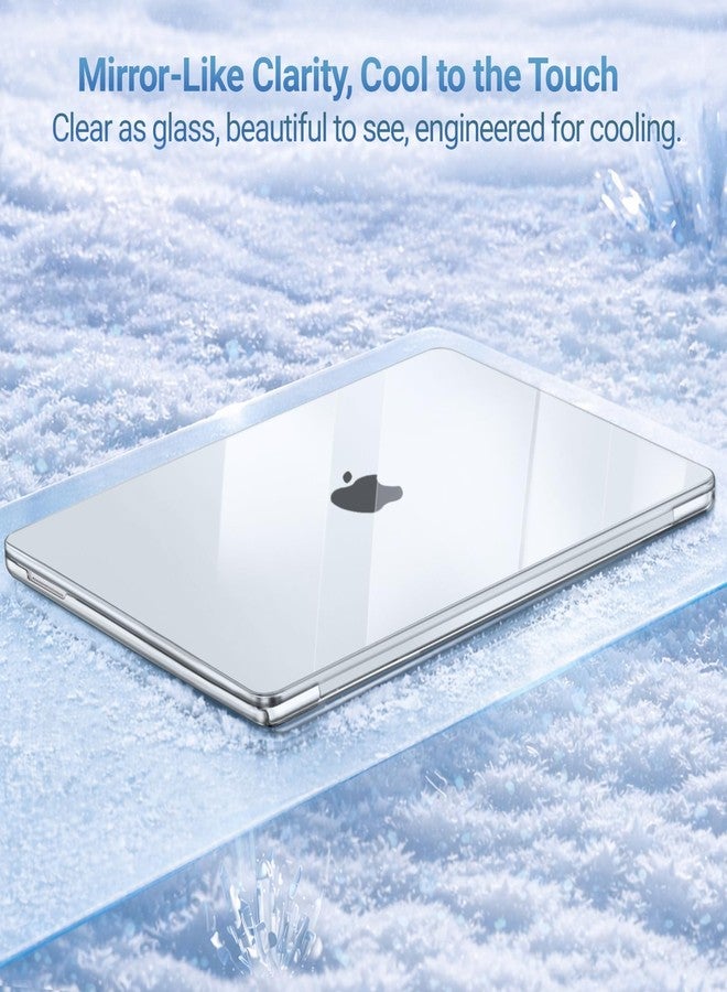 موسيسو جراب MOSISO متوافق مع جهاز MacBook Neo مقاس 13 بوصة، شفاف تمامًا - Image 3