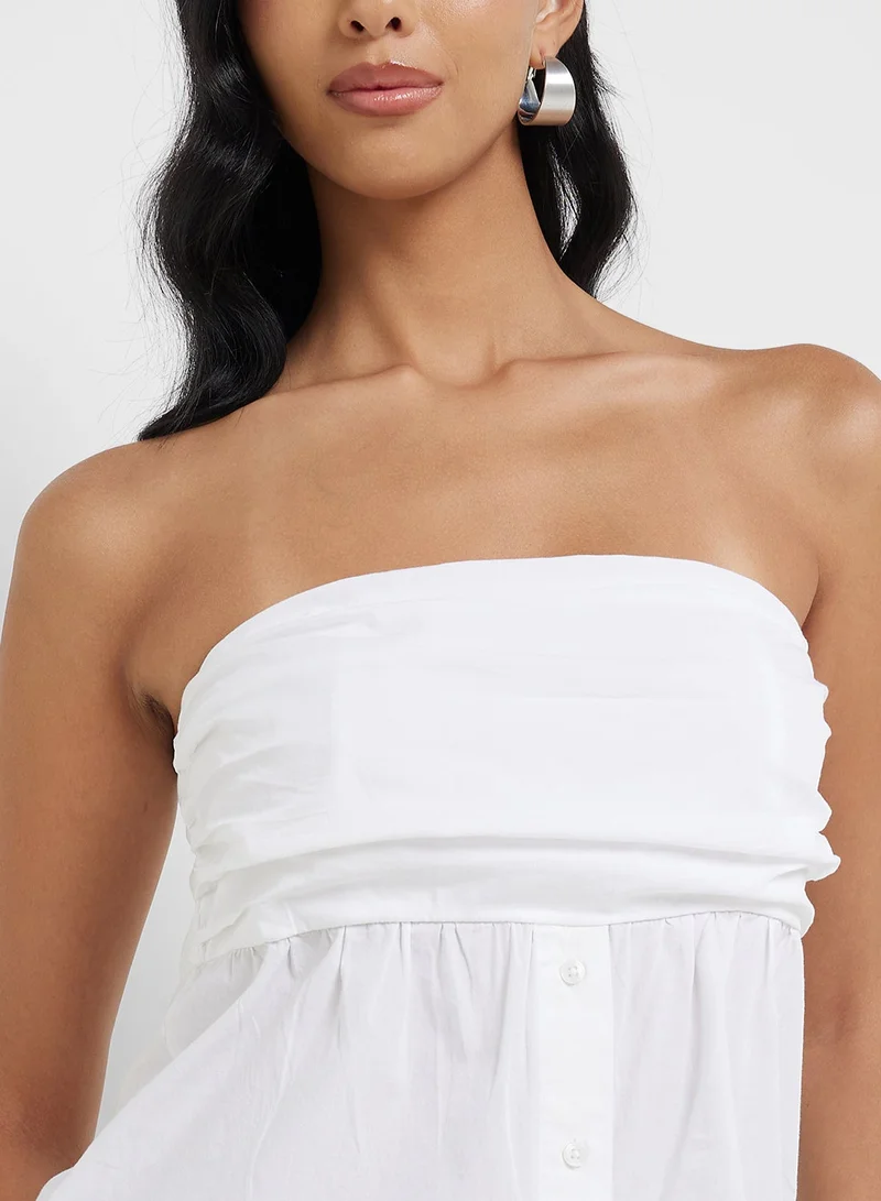 ONLY  Peplum Strapless top for Women | Best Price UAE