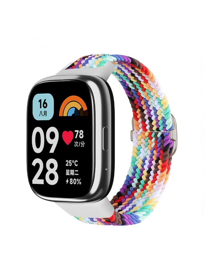 مناسب لساعة Xiaomi Redmi Watch3 النشطة المصنوعة من النايلون المجدول القابل للتعديل - Image 1