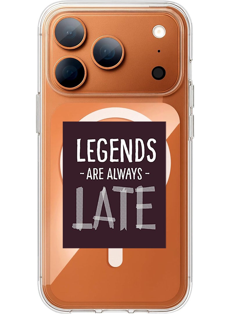 Theodor Magnetic Case for Apple iPhone 17 Pro Compatible with MagSafe Wireless Charging, Shockproof Phone Bumper Cover - leopard Print - Image 1