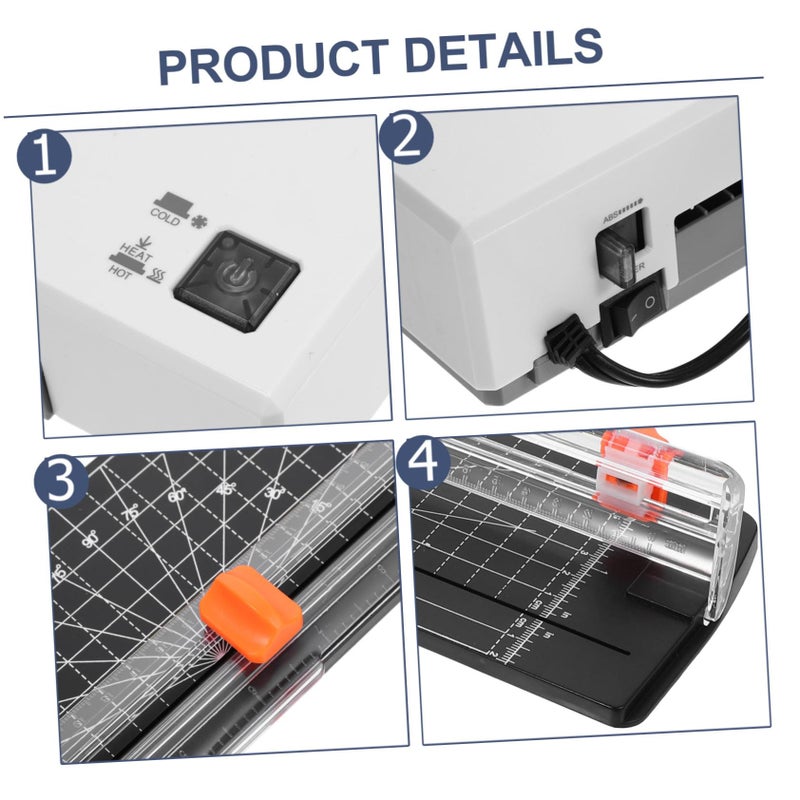 A4 Thermal Laminator Machine for Personal Use Efficient Desktop Lamination - Image 3