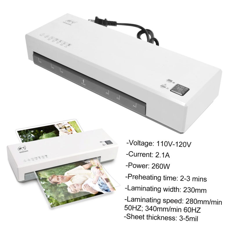 A4 Thermal Laminator Machine for Personal Use Efficient Desktop Lamination - Image 4