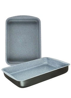 Dorsch Danish Design Non-Stick Rectangular Roasting Pan - Ceramic Coating, PTFE Free, TUV Tested, Oven Safe, PFOA Free, Scratch Resistant, Eco-Friendly, Easy to Clean, Even Heat Distribution (39 CM)  - Image 1