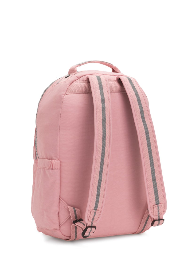 kipling Seoul School Large Backpack with Separate Laptop Compartment Bridal Rose  - Image 4