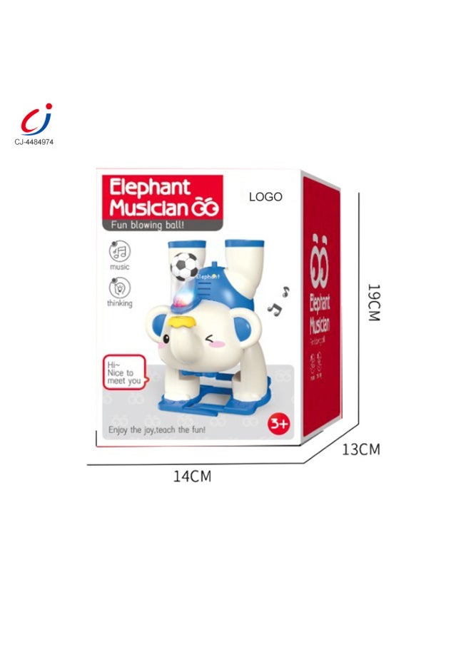 Generic - Electric Kidsren's Educational Blowing Ball Suspended Drumming Elephant Toy Baby Universal Music Elephant Boy Baby Girl-Color:CJ-4484974 - Image 1