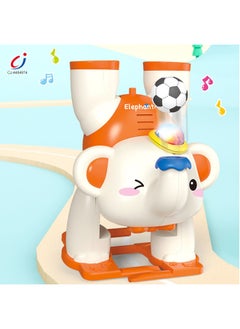 Electric Kidsren's Educational Blowing Ball Suspended Drumming Elephant Toy Baby Universal Music Elephant Boy Baby Girl-Color:CJ-4484974