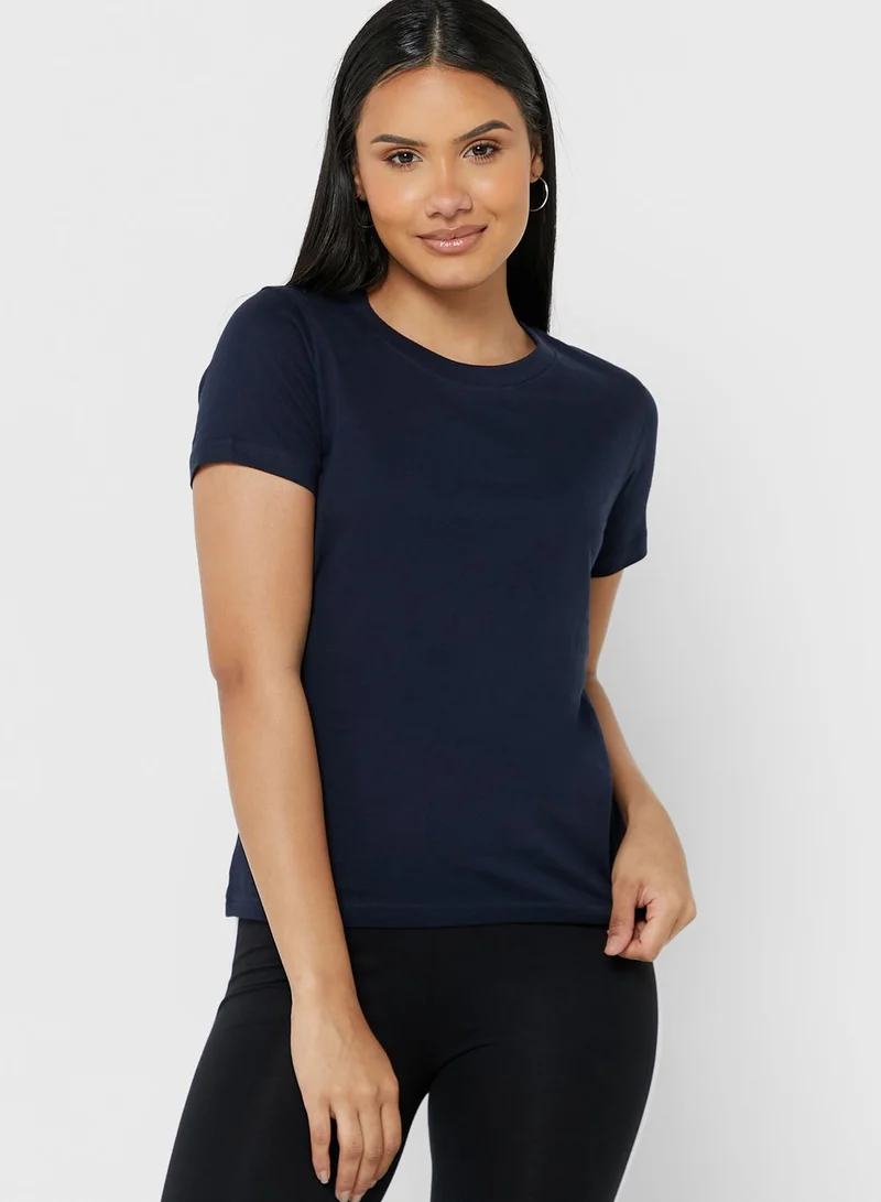 Ginger Basics 5 Pack Essential Crew Neck T-Shirt