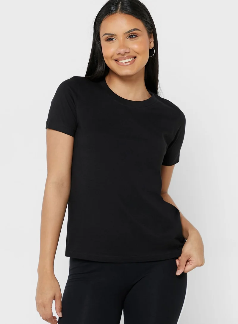 Ginger Basics 5 Pack Essential Crew Neck T-Shirt
