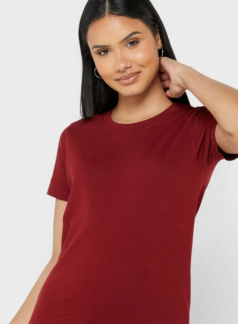 Ginger Basics 5 Pack Essential Crew Neck T-Shirt
