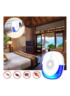 NIBEMINENT Ultrasonic Animal Scarer Blue/White  - Image 2