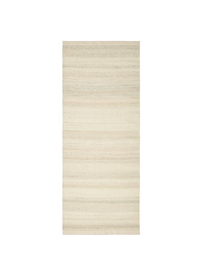 Zaboon Rug, flatwoven, beige, 80x200 cm - Image 1