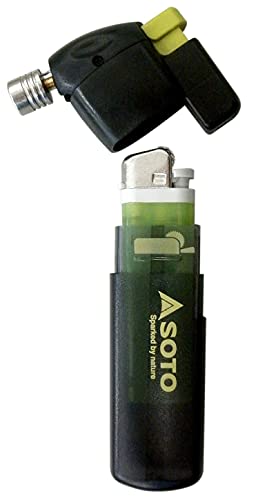 SOTO Butane Torch Lighter, Compact Windproof Pocket Lighter, Refillable, Adjustable Flame, Durable and Portable for Camping, Hiking, BBQs, and DIY Projects. Shipped Empty. - Image 2