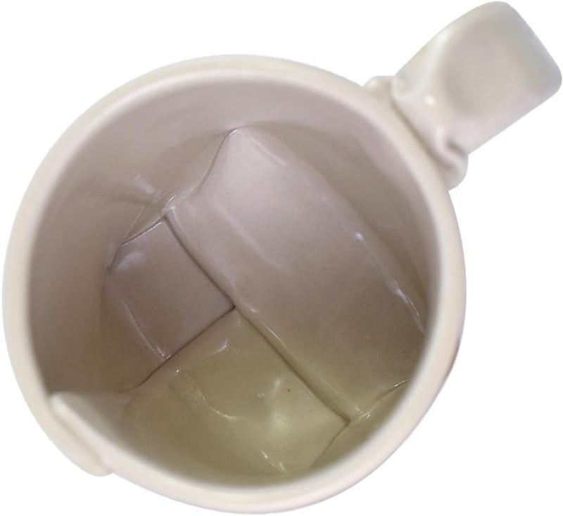 Modern Artisans Honeybee Glee SlabBuilt Stoneware Pottery Mug 12oz Handmade in the USA - Image 4