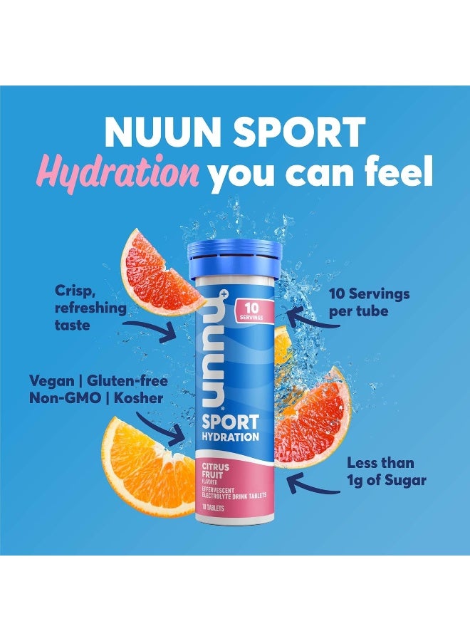 Nuun رياضة: أقراص مشروب الإلكتروليت، مجموعة متنوعة، (60 حصة)، 10 عدداً (عبوة من 6) - Image 2