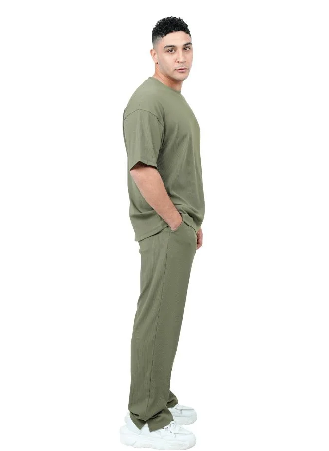 ZAECY Men Travel Co-Ord Set