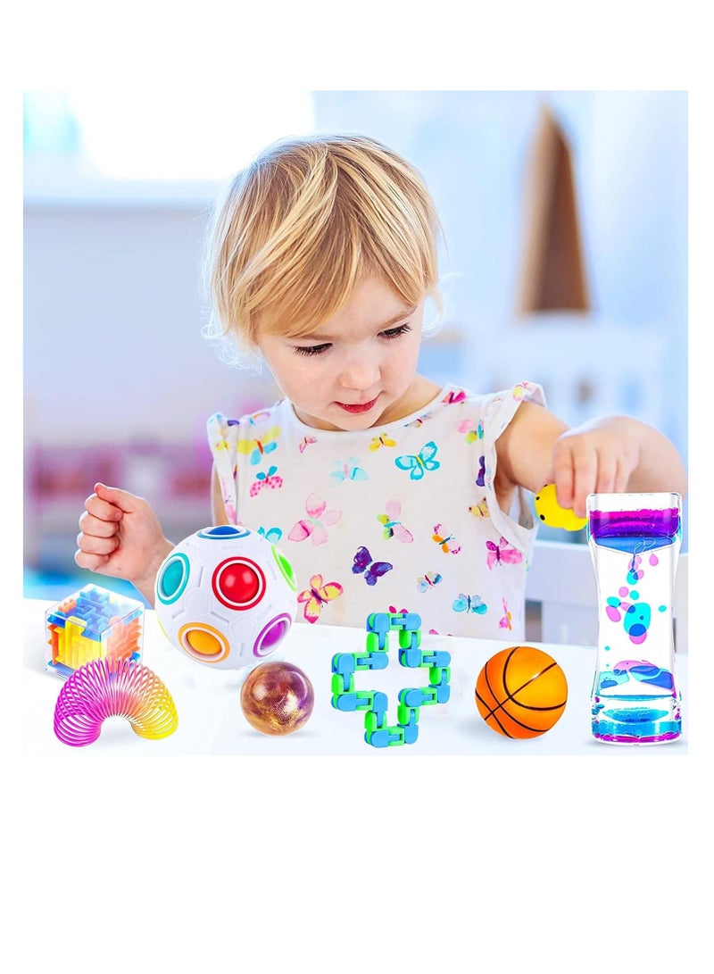 Raxoom Sensory Fidget Toys Set 42 Pack, Stress Relief Fidget Hand Toys for Adults and Kids, Sensory Fidget and Squeeze Widget for Relaxing Therapy - Image 2