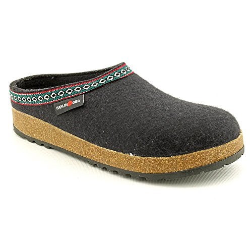 Haflinger Unisex GZ15 Clog,Black,37 EU (6 M US Women's) - Image 1