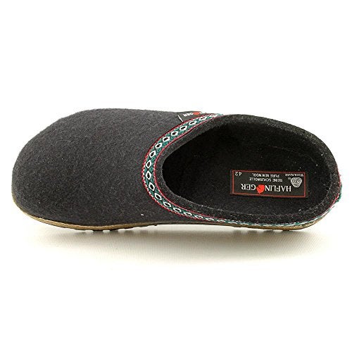 Haflinger Unisex GZ15 Clog,Black,37 EU (6 M US Women's) - Image 5