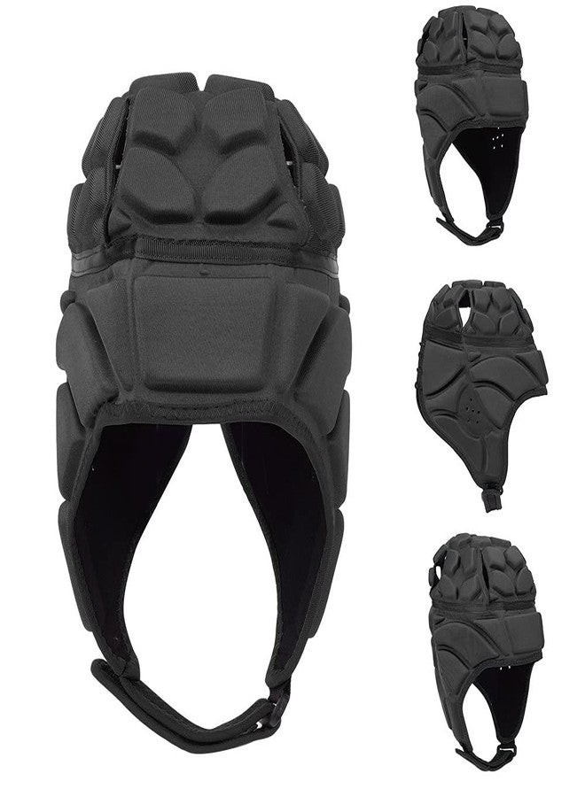 Ndola Soft Shell Helmet for Flag Football, Rugby, Soccer - Goalkeeper Scrum Cap Headgear for Special Needs Protection - Youth and Adult Sizes - Image 3