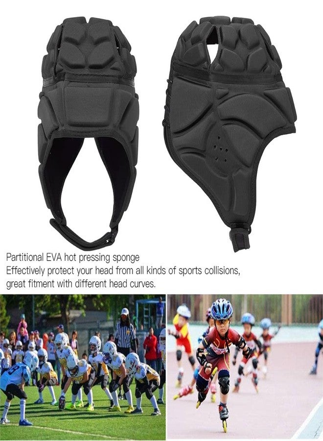 Ndola Soft Shell Helmet for Flag Football, Rugby, Soccer - Goalkeeper Scrum Cap Headgear for Special Needs Protection - Youth and Adult Sizes - Image 2