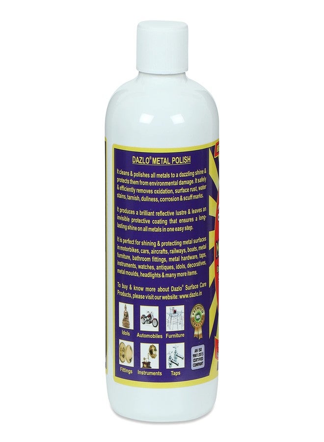 Dazlo Metal Polish (330g) - For Shining & Cleaning Brass, Copper, Aluminium, Chrome, Stainless Steel, Zinc, Nickel, Bronze, Pewter & Fibreglass - Image 4