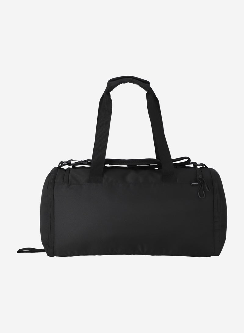 Demix Black Sports Bag 30L Gym Duffel with Shoe Compartment, Spacious Main Section, Shoulder Strap for Comfortable Carrying - Image 3