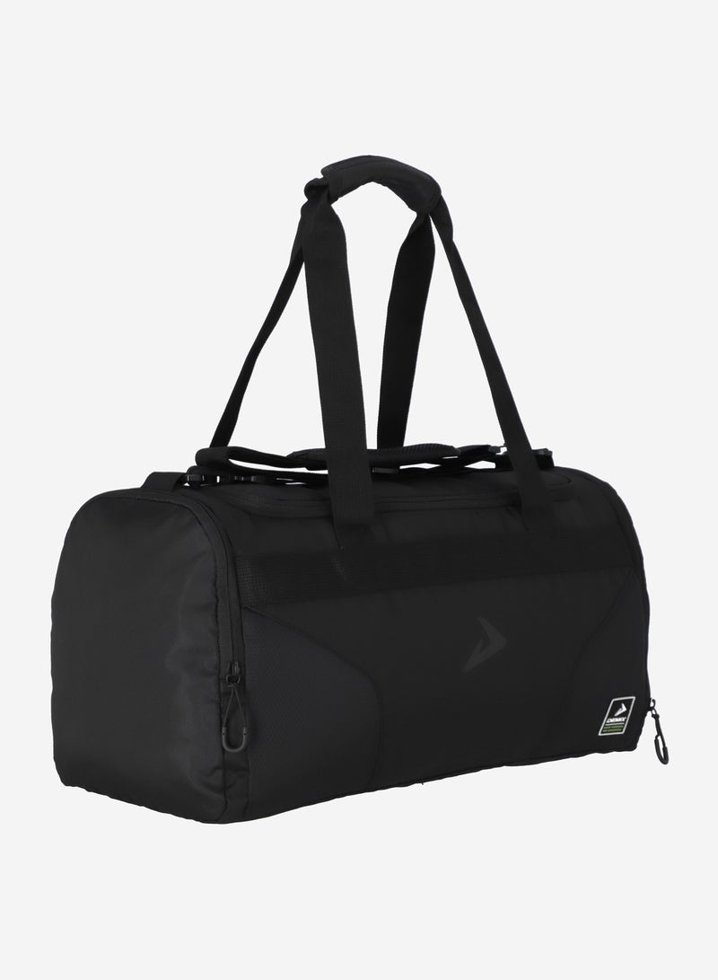 Demix Black Sports Bag 30L Gym Duffel with Shoe Compartment, Spacious Main Section, Shoulder Strap for Comfortable Carrying - Image 2