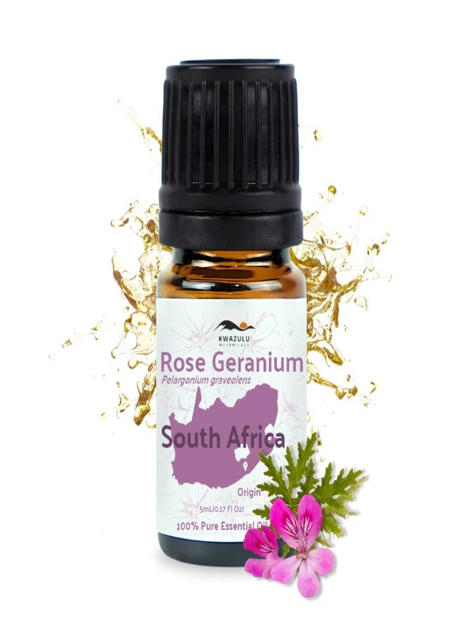 Nature Packaged Rose Geranium Essential Oil - Direct from Kwazulu Botanicals in South Africa- Organic Essential Oils for Body, Diffusers, or Aromatherapy | Pure Therapeutic Grade (5ml) - Image 1