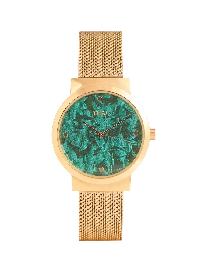 Chumbak TEAL BY CHUMBAK Jaded Watch | Rose Gold