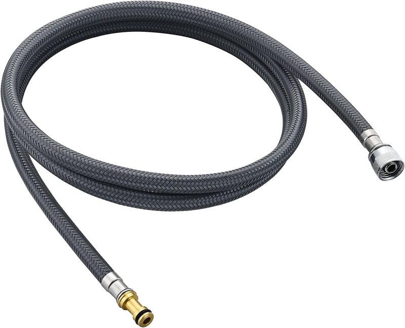 Tearel Pull-down Faucet Replacement Hose 131381,Replacement 67 inches Hose Kit for Moen Kitchen Faucet, Chrome - Image 1