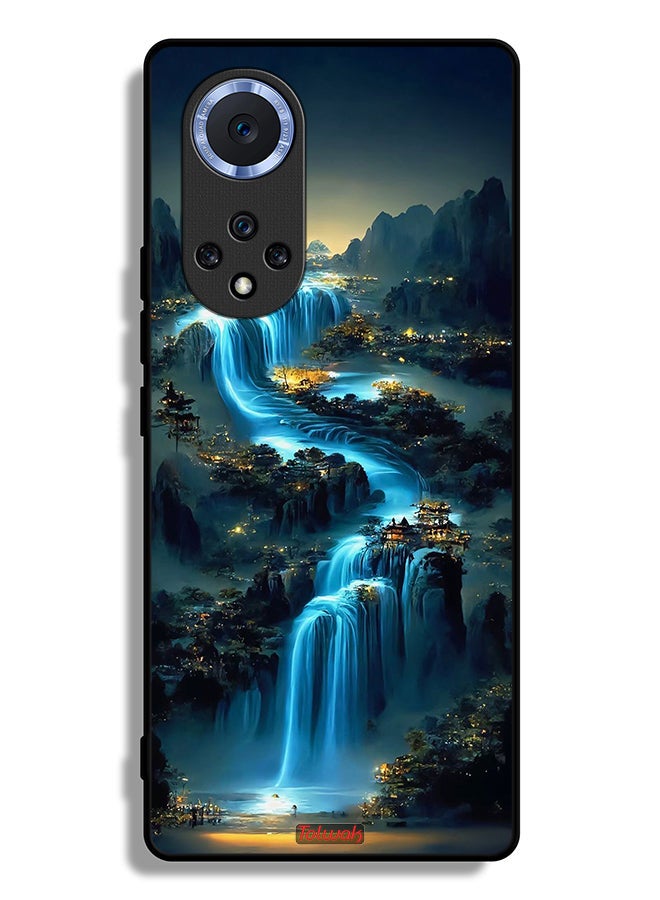 Tolwak غطاء واقي لهاتف هواوي نوفا 9 بفن الشلالات - Image 2