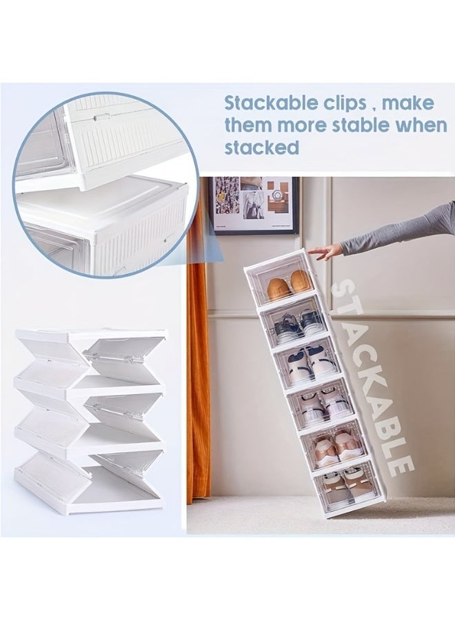 6 layer shoebox, foldable, easy to store and assemble, suitable for living rooms and dormitories - Image 5