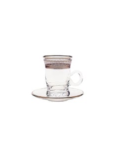 Villeroy & Boch 6-Piece Palace Platinum Teacups  - Image 1