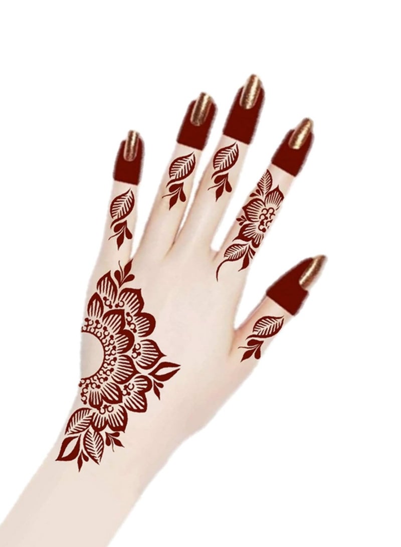 شراء وبيل ملصق وشم مؤقت على الجسم بالحناء للبالغين NAS115-متوسط - Image 1