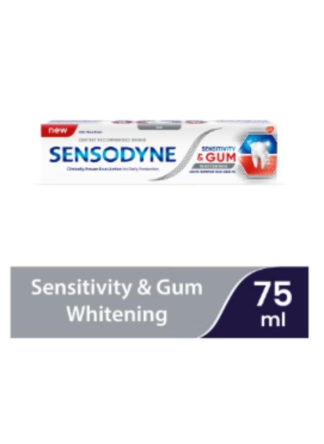 Pack Of 2 Toothpaste Sensitivity And Gum Whitening 75ml - pzsku/ZE491A7CA55731786ED68Z/45/_/1724451959/5e1bc5eb-c704-4aba-89e5-3fb91ec52499