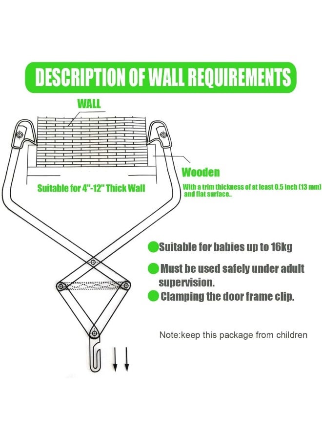 HI SUYI Baby Door Jumpers and Bouncers Exerciser Set with Door Clamp Adjustable Strap for Toddler Infant 6-24 Months CPC & CE Certified - Image 5