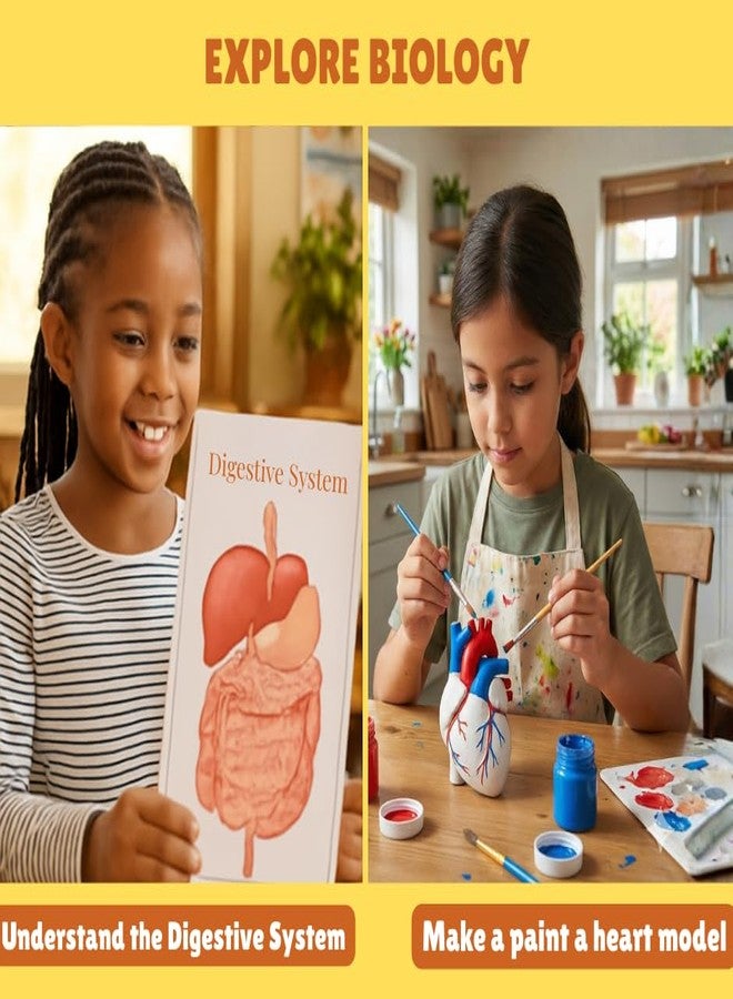 Eksploe 3-in-1 Science Kit for Kids (8+) | 155+ Experiments | STEM Learning Toy | Biology, Chemistry & Physics Lab Set | DIY Educational Science Kit with 40 + Tools & Materials - Image 4