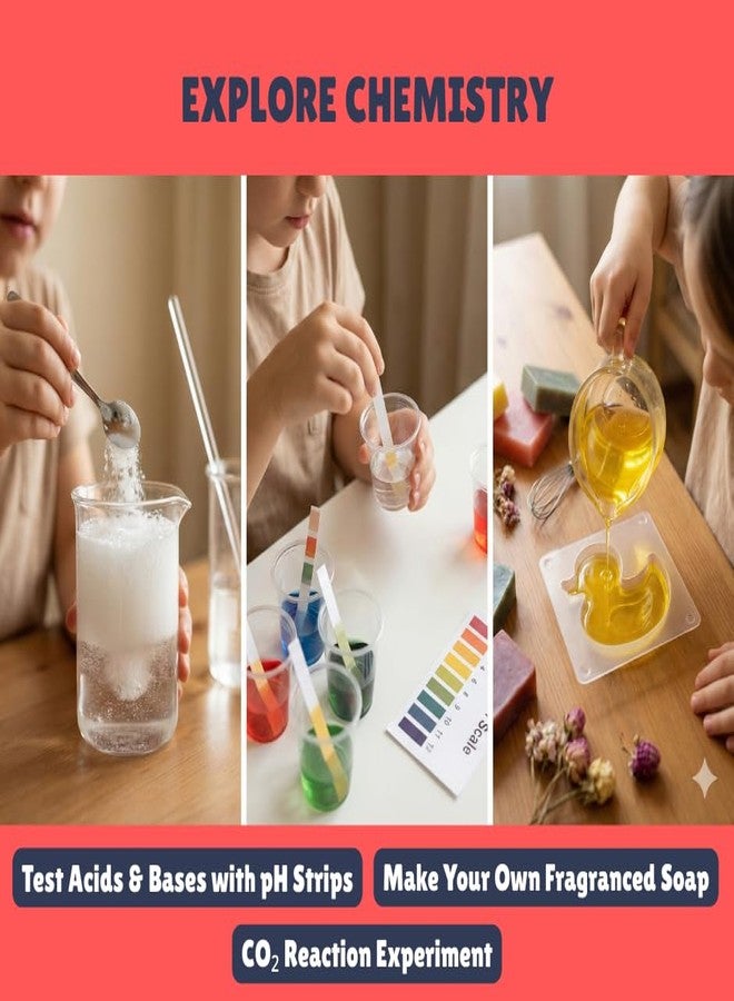 Eksploe 3-in-1 Science Kit for Kids (8+) | 155+ Experiments | STEM Learning Toy | Biology, Chemistry & Physics Lab Set | DIY Educational Science Kit with 40 + Tools & Materials - Image 5