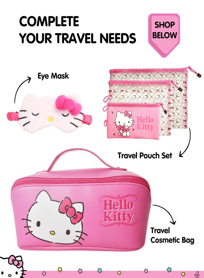 Hello Kitty Toiletry Bag, Hanging Toiletry Bag Pink, Makeup Bag, Sanrio Travel Official License - Image 3